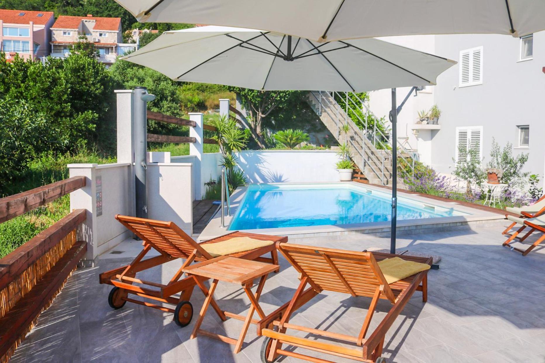 Villa My Rose With A Private Pool Mlini Dış mekan fotoğraf