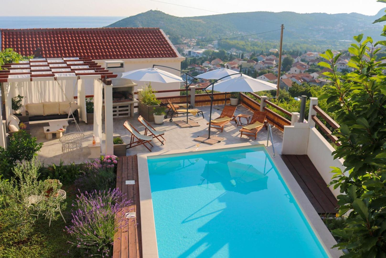 Villa My Rose With A Private Pool Mlini Dış mekan fotoğraf