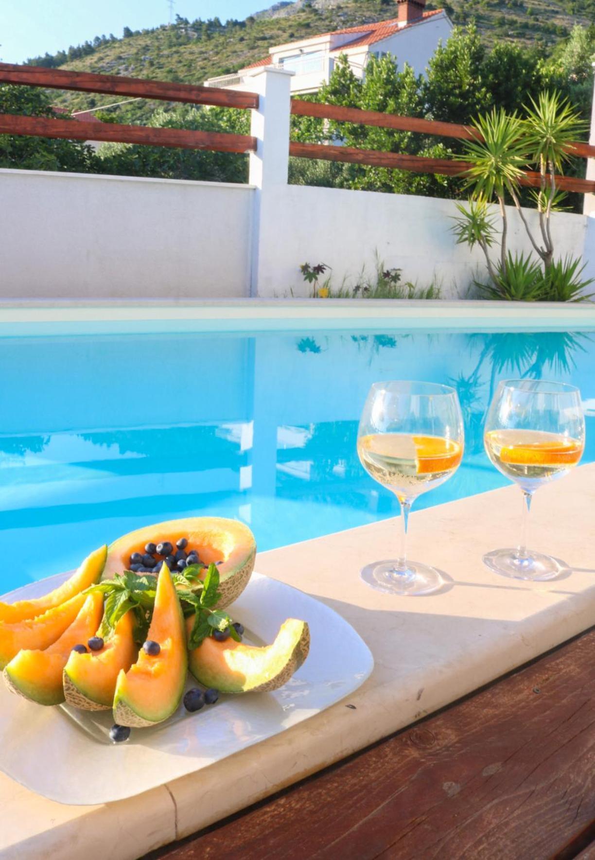 Villa My Rose With A Private Pool Mlini Dış mekan fotoğraf