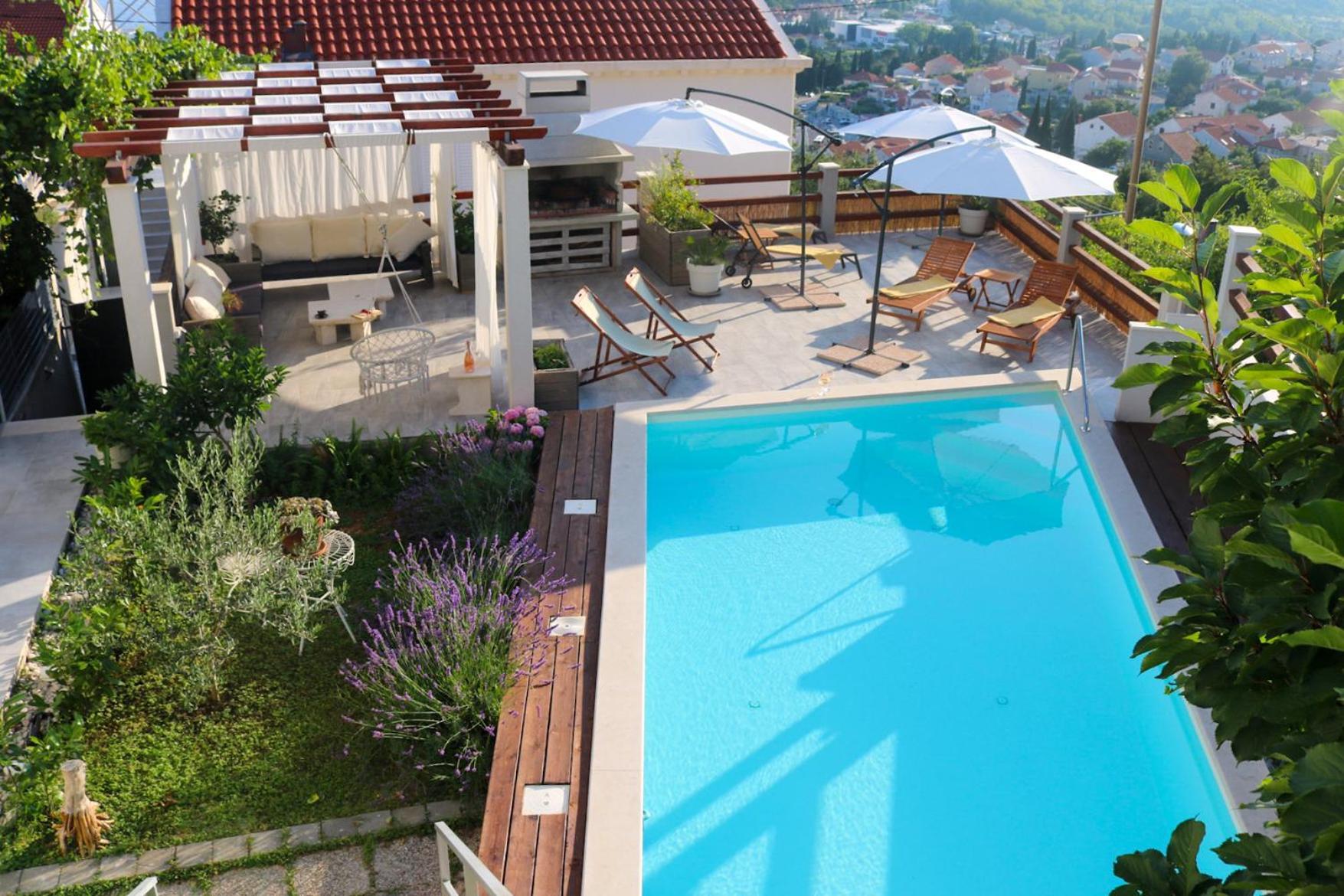 Villa My Rose With A Private Pool Mlini Dış mekan fotoğraf